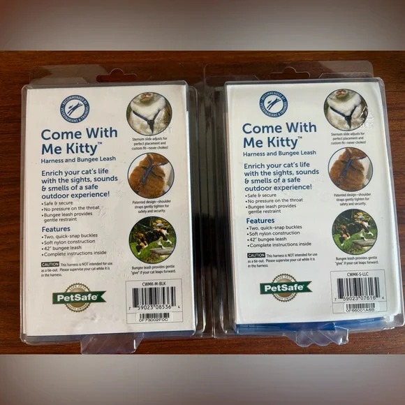 Set/2 Cat Harness and Bungee Leash - Picture 4 of 5